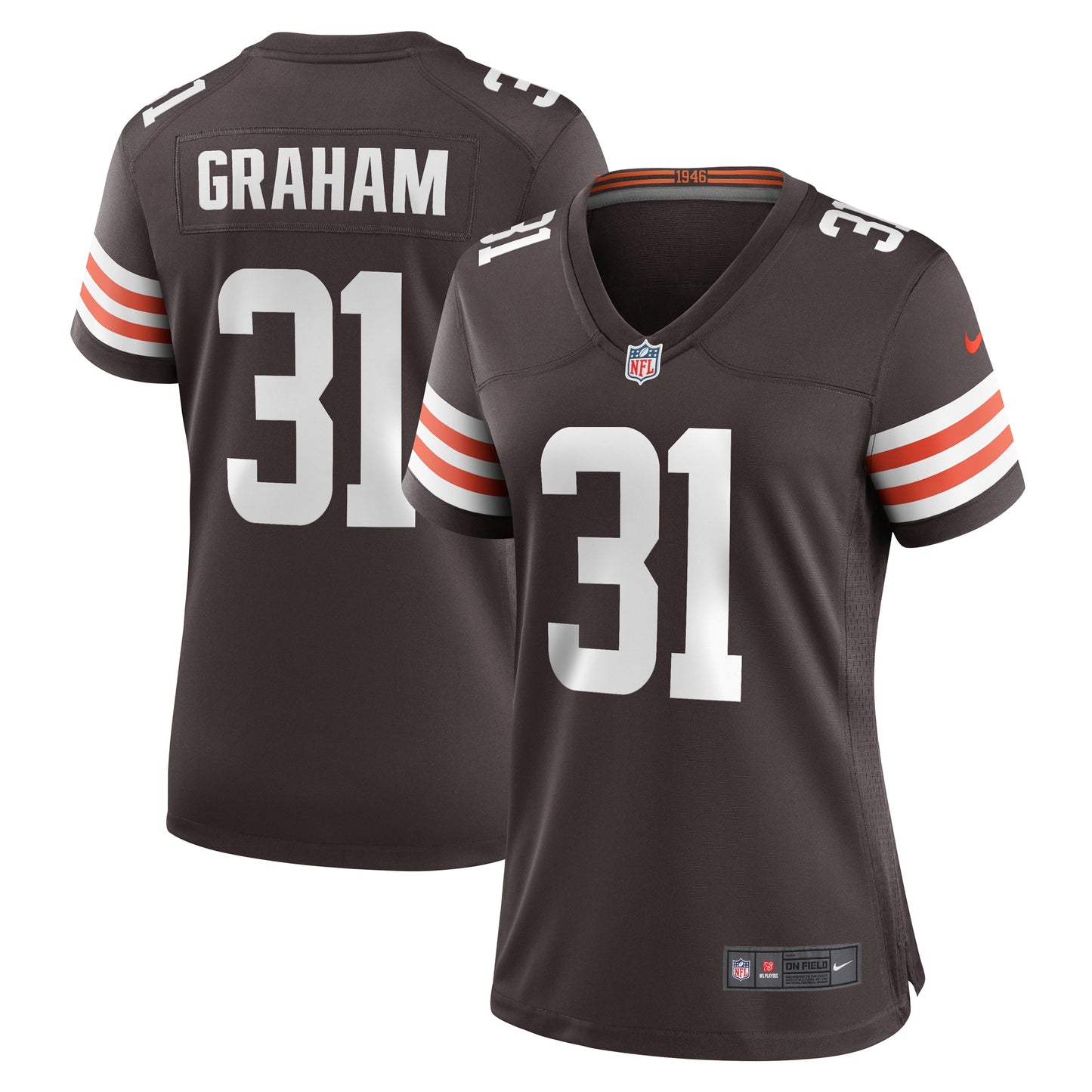 Thomas Graham Jr. Cleveland Browns Nike Women's Team Game Jersey - Brown