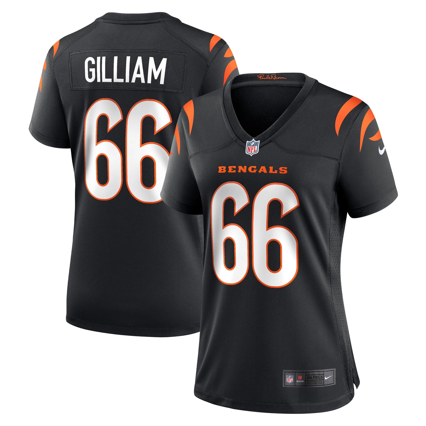 Nate Gilliam Cincinnati Bengals Nike Women's Game Player Jersey - Black