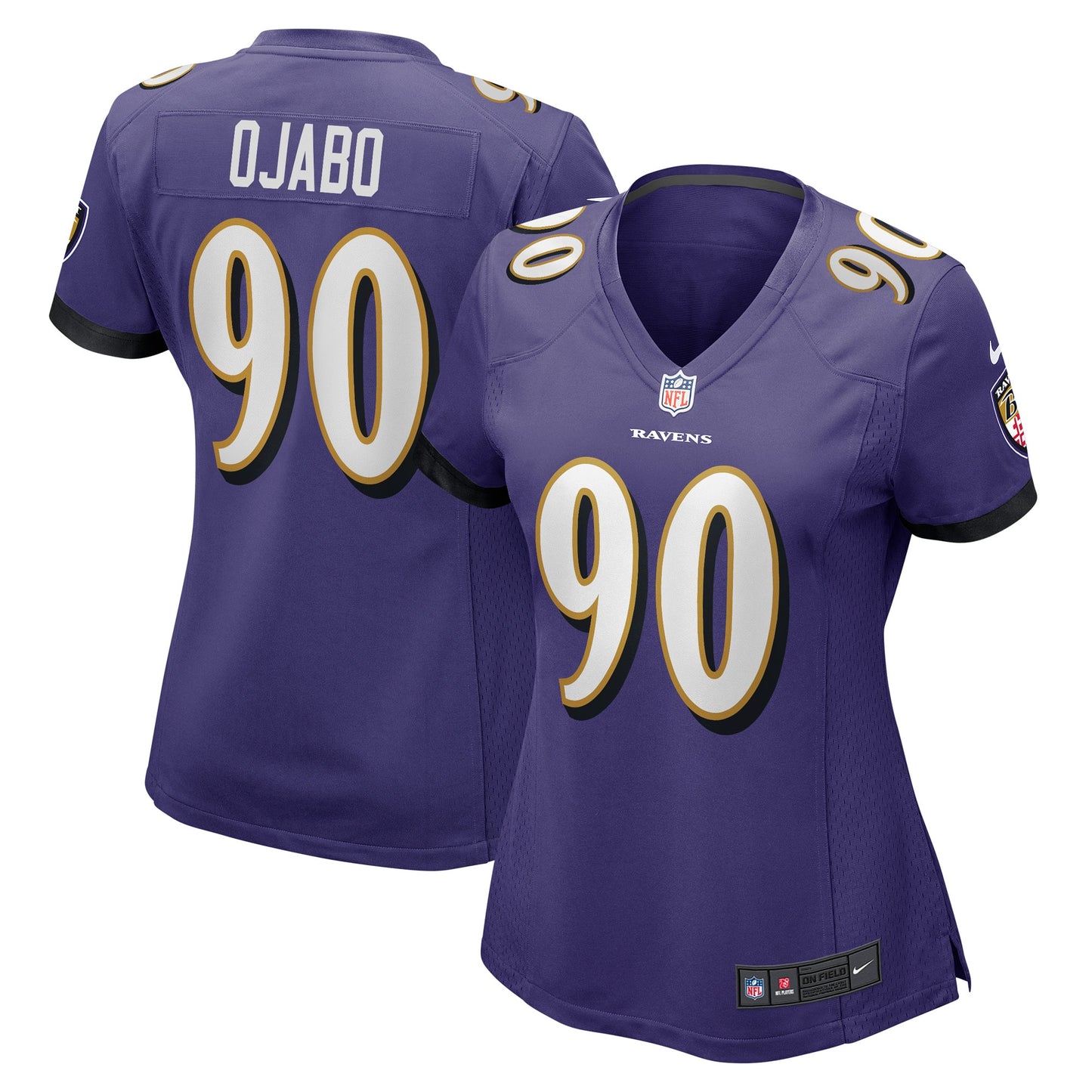 David Ojabo Baltimore Ravens Nike Women's Game Player Jersey - Purple