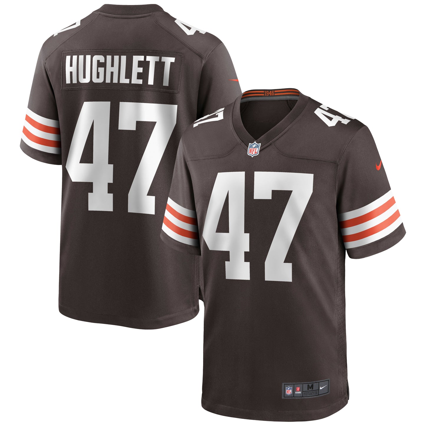 Charley Hughlett Cleveland Browns Nike Game Jersey - Brown