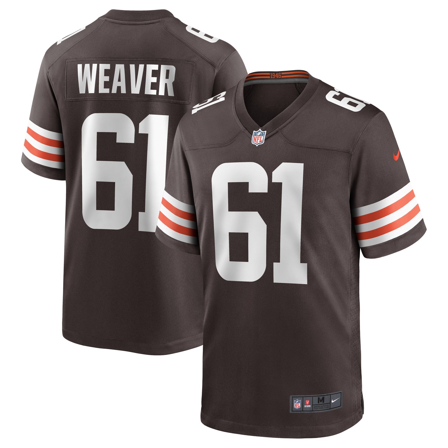 Curtis Weaver Cleveland Browns Nike Game Jersey - Brown