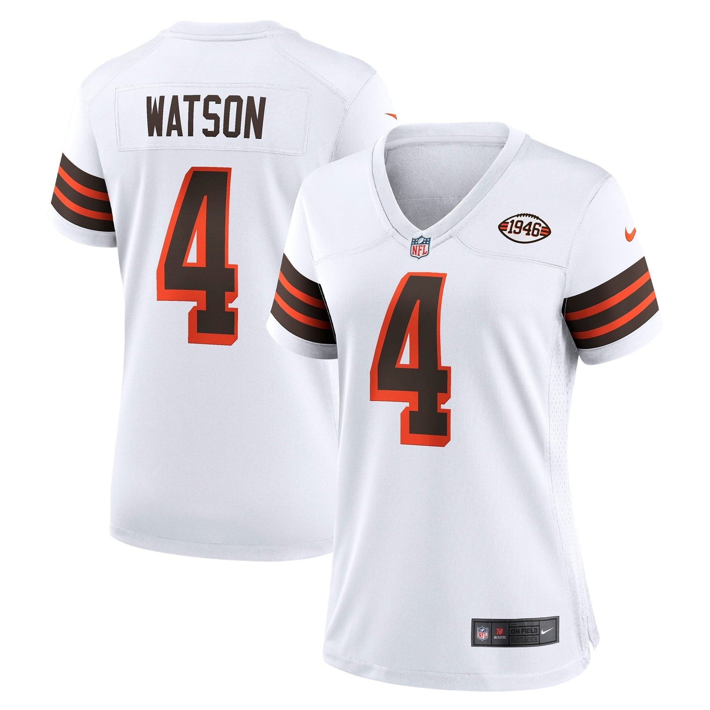 Women's Nike Deshaun Watson White Cleveland Browns Alternate Game Jersey