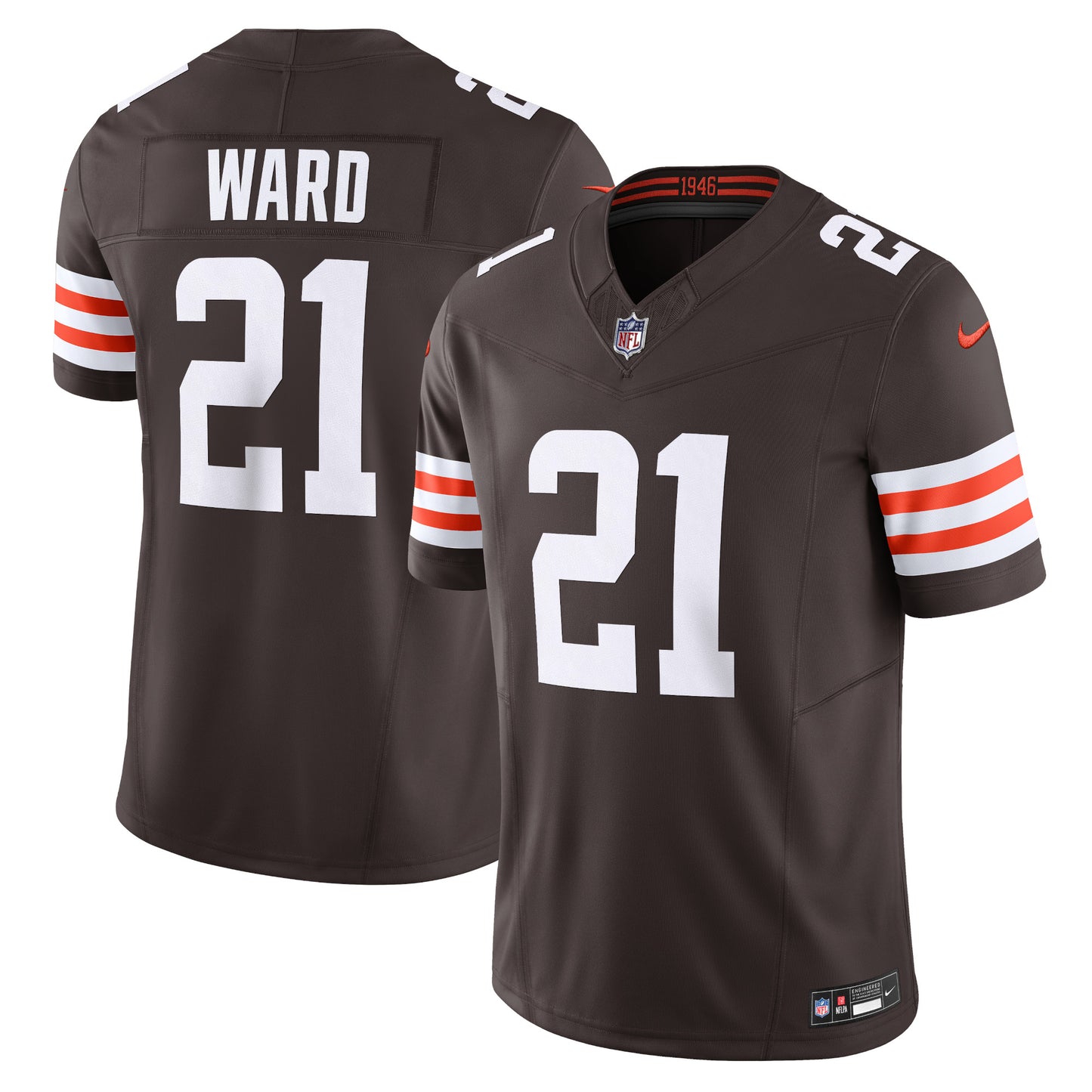 Denzel Ward Cleveland Browns Nike Vapor F.U.S.E. Limited Jersey - Brown