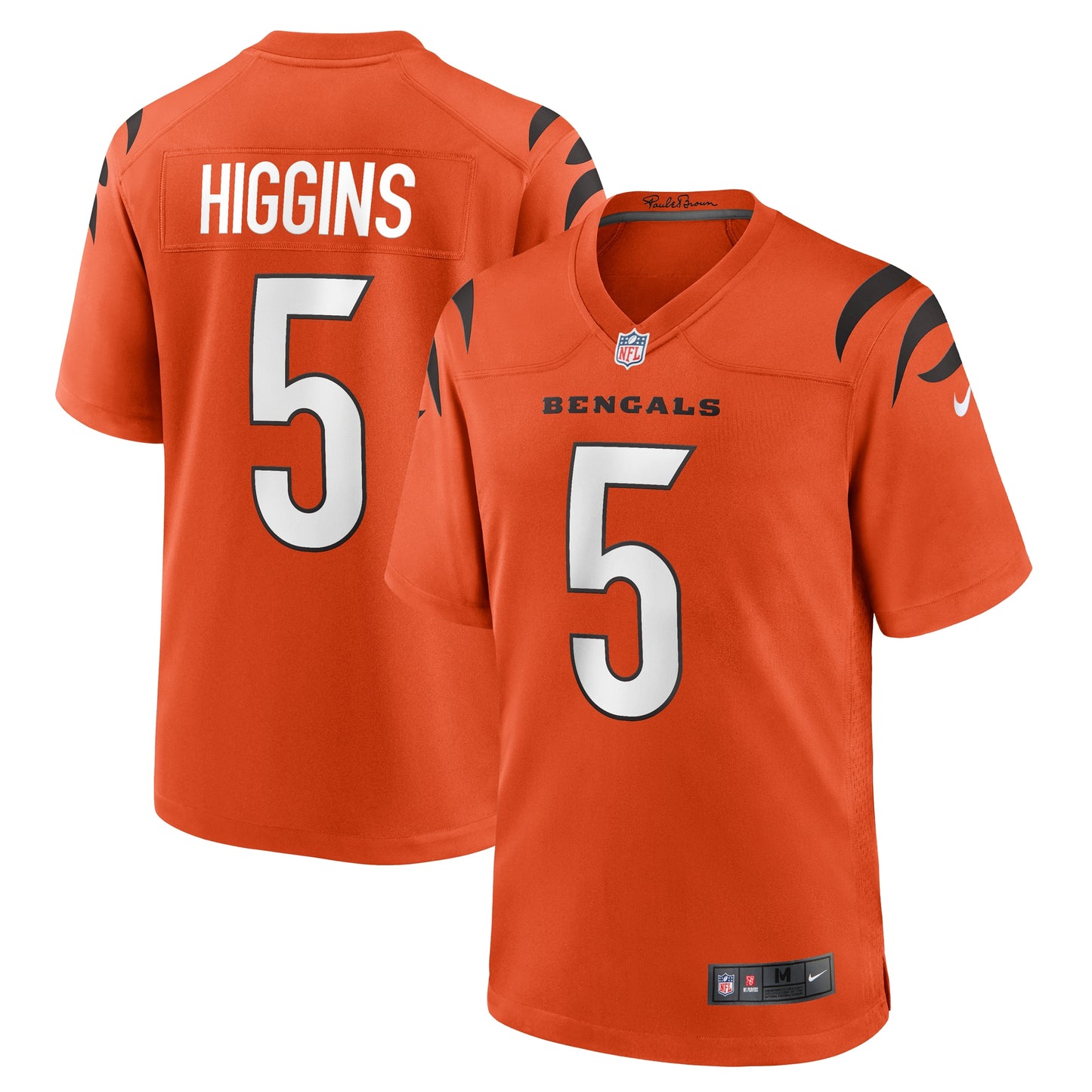 Tee Higgins Cincinnati Bengals Nike Alternate Game Player Jersey - Orange