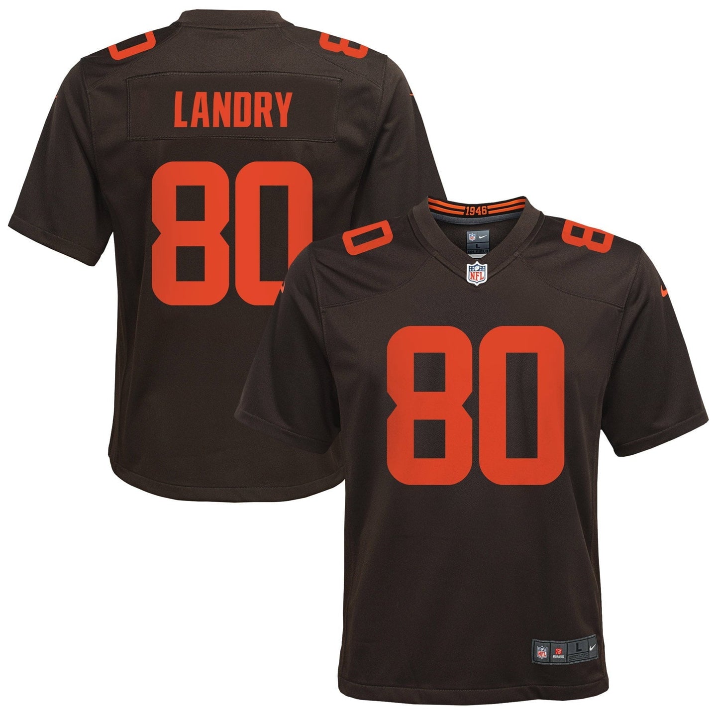 Youth Nike Jarvis Landry Brown Cleveland Browns Alternate Game Jersey