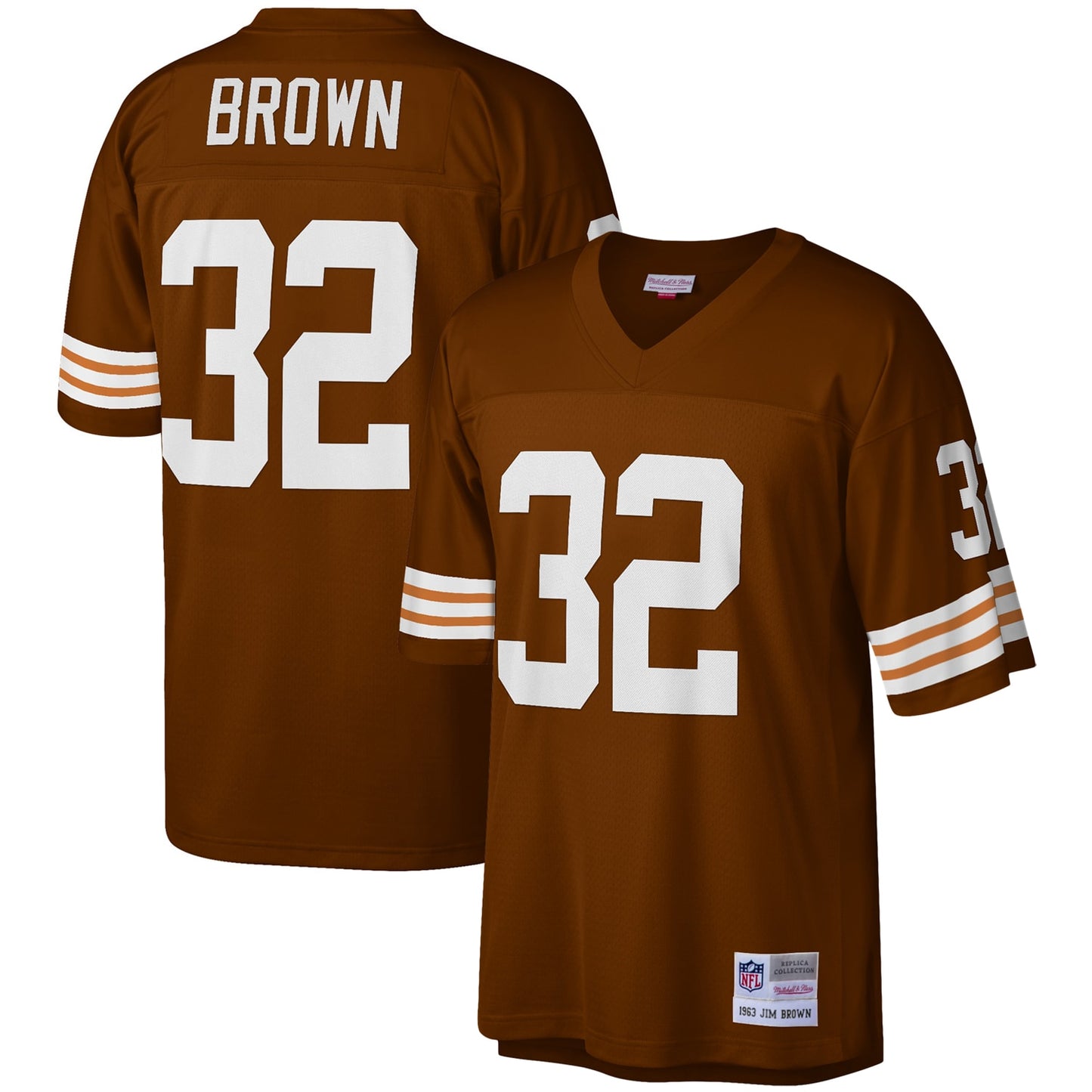 Jim Brown Cleveland Browns Mitchell & Ness Legacy Replica Jersey - Brown