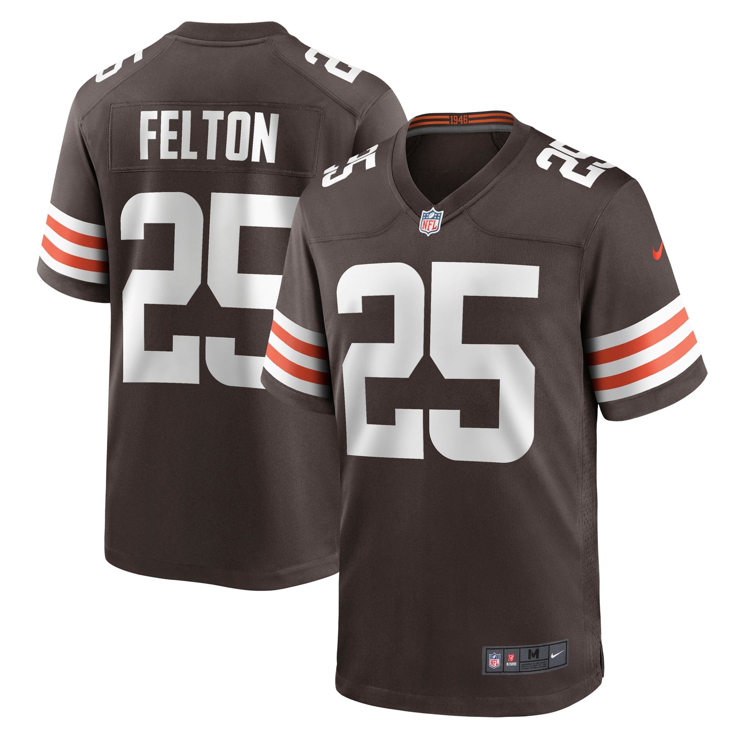 Demetric Felton Cleveland Browns Nike Game Jersey - Brown