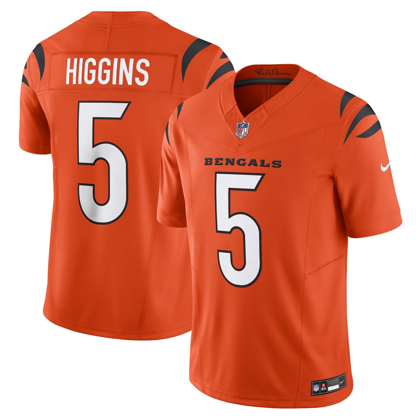 Tee Higgins Cincinnati Bengals Nike Vapor F.U.S.E. Limited Jersey - Orange