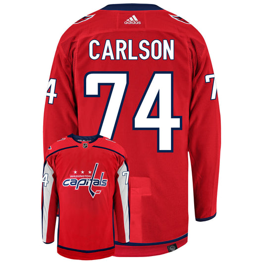John Carlson Washington Capitals Adidas Primegreen Authentic NHL Hockey Jersey